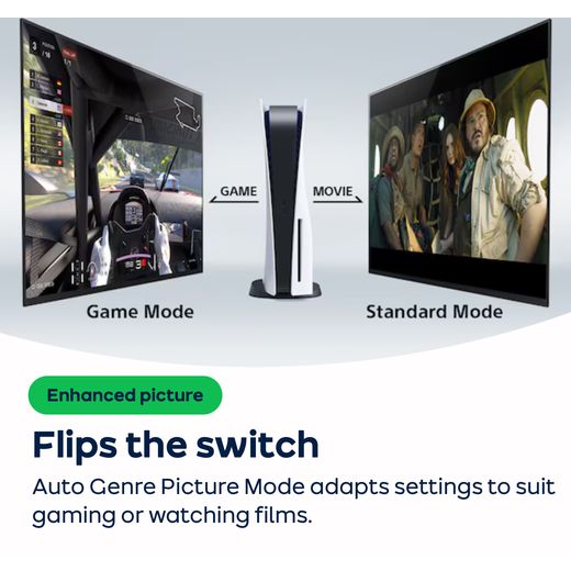 Sony Bravia Bravia 8 XR80 77" 4K Ultra HD OLED Smart Android Google TV - AO Annotation -  Auto Genre Picture Mode